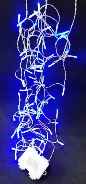 Гірлянда на батарейках, 8 режимів, синя, 10 метрів, фото 1