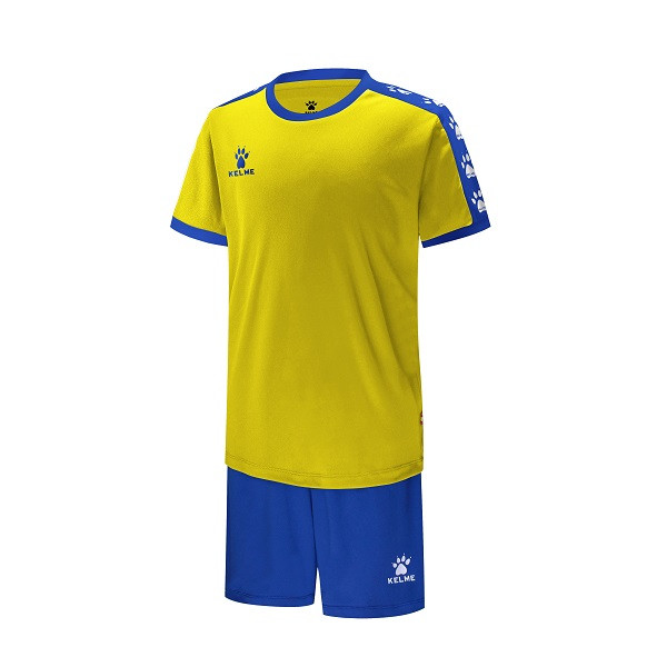 Комплект дитячої футбольної форми Kelme COLLEGUE (жовтий/синій) 3883033-714