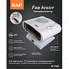 Тепловентилятор поворотний RAF 1185 3 режими 2000 Вт, нагрівач, дуйка, електрообігрівач підлоговий, фото 9