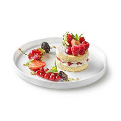 Тарілка з вертикальним бортом BormioliRocco Grangusto d21 см склокераміка (410714MDF121990)