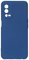 Силікон OPPO A16/A55 blue Silicone Case