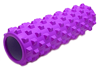 Валик (ролл) для фитнеса SNS 45х12см LY1-45 фиолетовый