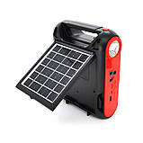 Ліхтар ручний JY-108+Solar+Радіо, 2 режими, вбудований акум, 3 лампочки, Box, фото 3
