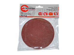 Коло абразивне липучка 125мм К-220 (10шт) BT-0522 ТМ INTER TOOL