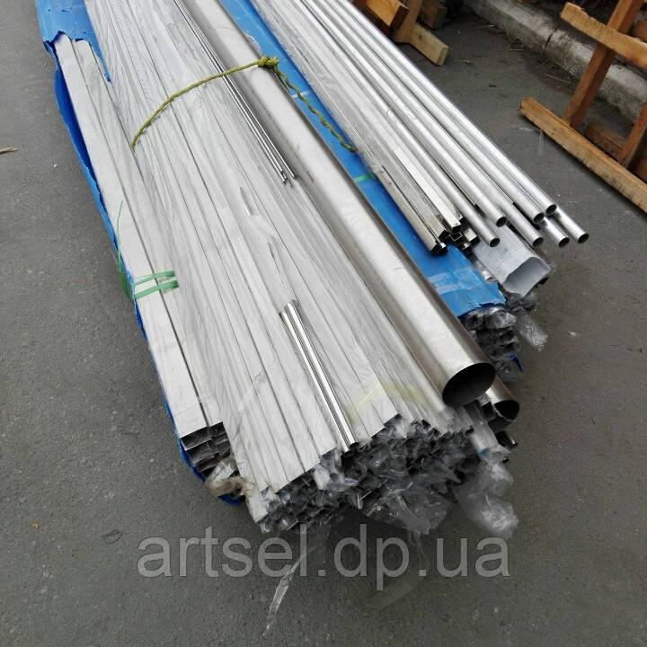 Труба неіржавка 40х40х1,2 600G полір , фото 1
