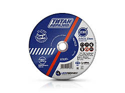 Диск вiдрiзний по металу 230 х 2,5 х 22,2мм TA2302522 ТМ ТИТАН АБРАЗИВ