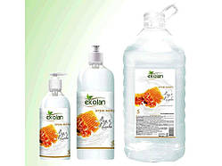 Крем-мило Мед-Молоко 1 л запаска пуш-пул ТМ EKOLAN