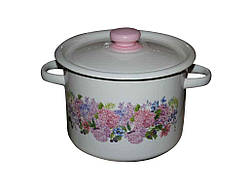 Каструля ем. 5,5л /2 циліндрична Анабель молочна (I1617/2) ТМ IDILIA