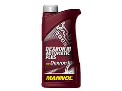 Масло трансмісійне AutomaticPlus Dexron ||| (8206) 1л ТМ MANNOL