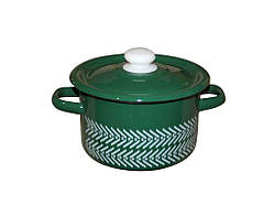 Каструля ем. 5,5л /4 циліндрична BOHO (смарагдова) (I1617/4) ТМ IDILIA