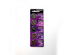 Батарейка літієва CR2025 5шт (блістер) ТМ YOKOHAMA