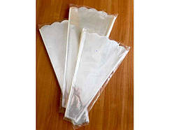 Пакет для квітів конусний прозорий 6*20*60 (100шт/уп) ТМ УПАКОВКИН