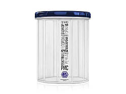 Ємність для сипучих продуктів 2л (синя кришка) арт.98и ТМ НАРОДНИЙ ПРОДУКТ