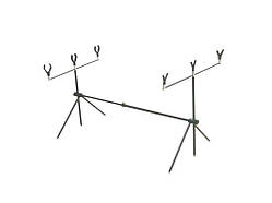 Підставка РОД ПОД на 3 вудилища 105*40*46см SF23920 ТМ КИТАЙ