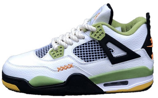 Green and yellow jordans deals