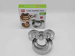 Форма кондит. нерж. сталь з 3-х Міккі h-4,5см VT-6 19117 ТМ VITOL