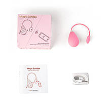 Смарт-віброяйцо Magic Motion Sundae Pink, фото 5