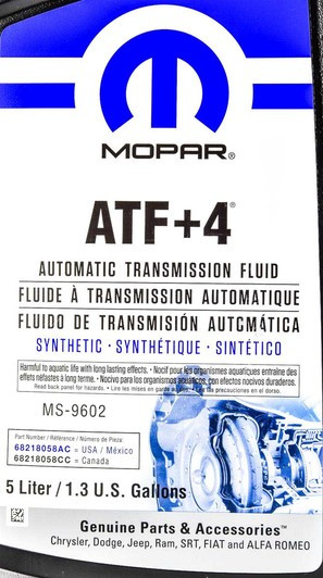 Купити Mopar ATF +4, 5 л синтетична трансмісійна олива, ціна - Prom.ua ...