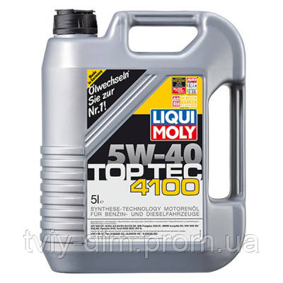 Моторное масло Liqui Moly Top Tec 4100 5W-40 5л (LQ 7501) (код 1370214)