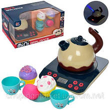 ЧАЙНИК 6719A 11 см, плита 17 см, муз, супуда, на бат, у кор-ку, 33-19-19 см