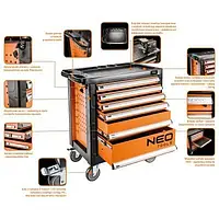 Тележка для инструментов Neo Tools 770x460x870 мм (84-223) 6 ящиков грузоподъемность 200 кг