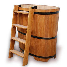 Дерев'яна купіль кругла з дуба LNK