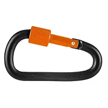 Карабін туристичний Neo Tools 63-138 Black Orange