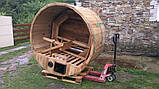 Дерев'яна купіль кругла з дуба LNK, фото 6