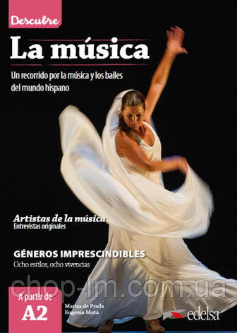 Descubre: La musica A2/B1 (Marisa de Prada) — Edelsa / Книга для читання іспанською мовою, фото 1