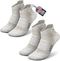 Теплі шкарпетки з низьким вирізом із вовни мериносу Samsox (2 пари)