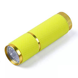 Світлодіодний ліхтарик для сушіння нігтів 9 LED, жовтий