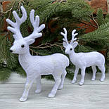Новорічна іграшка олень великий 21 см, фото 2
