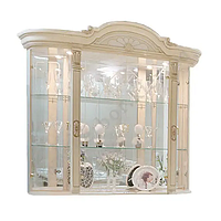 Вітрина-надставка для тумби Вівальді корпус і фасад ДСП Піно лак художній друк (Світ Меблів TM)