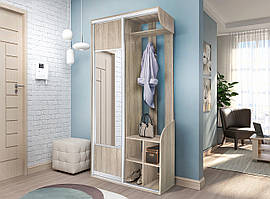 Передпокій Бриз корпус ДСП, фасад ДСП із дзеркалом (Мікс-Мебель ТМ)