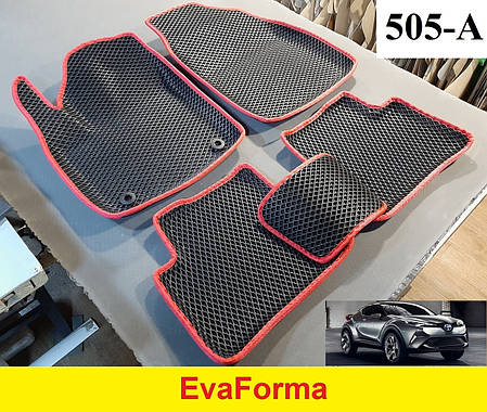 3D килимки EvaForma на Toyota C-HR '16-, килимки ЕВА, фото 2