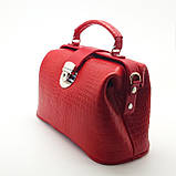 Саквояж жіночий Silver Taurus 7593 з натуральної шкіри., фото 2