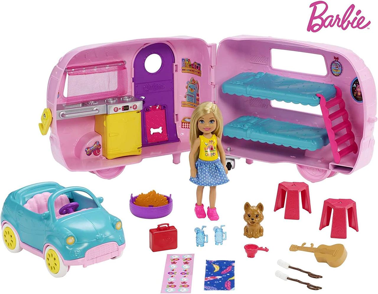 Игровой набор Барби Челси Кемпер Barbie Club Chelsea Camper Playset with Chelsea Doll