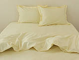 Сатин ЄВРО комплект постільної білизни ТМ TAG Ivory, фото 3
