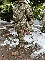 Бушлати + штани зимові піксель на флісі 46-60 розмір. Зимовий костюм камуфляж ЗСУ