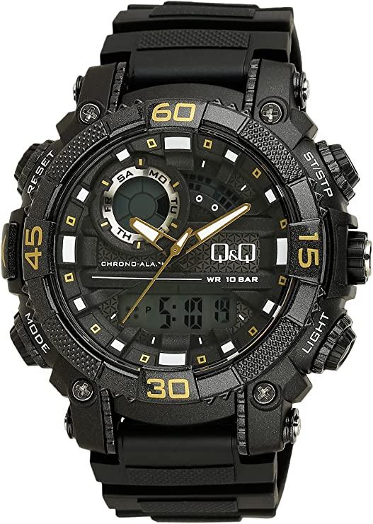 Годинник чоловічий Q&Q GW87J013Y (GW87-013Y) водонепроникний, фото 1