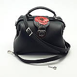 Саквояж жіночий Silver Taurus 7604 із натуральної шкіри., фото 3