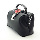 Саквояж жіночий Silver Taurus 7604 із натуральної шкіри., фото 6