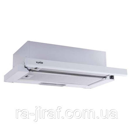 ВИТЯЖКА VENTOLUX GARDA 60 WH (700) SLIM Телескопічна на кухню. Витяжка кухонна в Україні. *ЗНИЖКА В ОПИСІ., фото 1