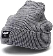 Мужская Шапка PUMA Synthetic Ribbed Classic Beanie In Grey