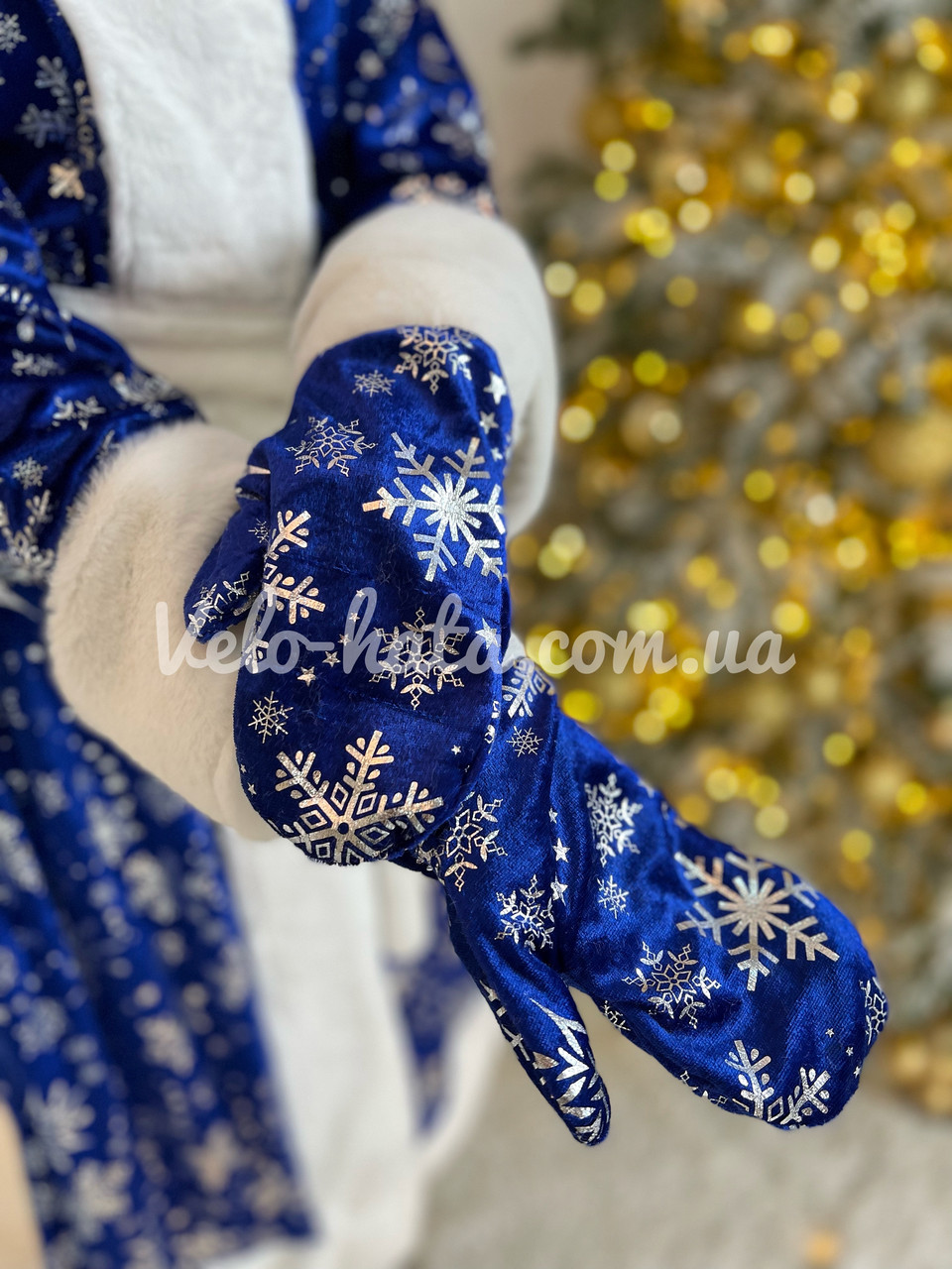 Костюм снегурочки ( Новогодний костюм снегурка ) Велюровый костюм снегурочки . Взрослый костюм снегурочка - фото 3 - id-p1725625493