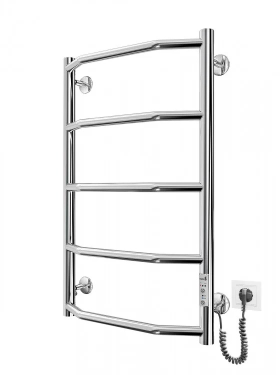 Електрична рушникосушка Mario Трапеція HP-I 650x430 TR K з таймером і терморегулятором (ліва/права), фото 1