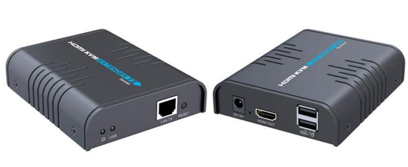 Подовжувач KVM і HDMI за крученою парою та IP Lenkeng LKV373KVM