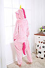 Піжама кигуруми Єдиноріг (рожевий) S, фото 3
