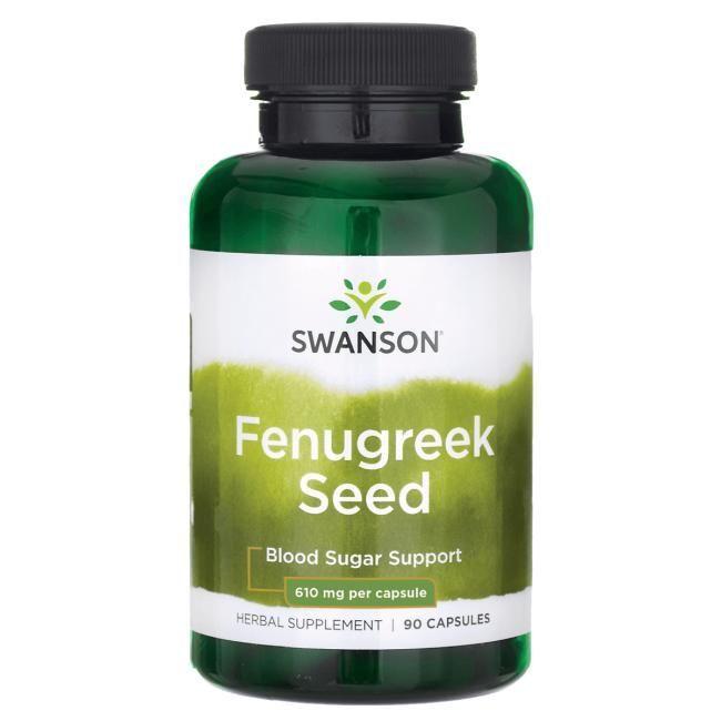 Чоловіче та жіноче здоров'я Swanson Fenugreek Seed 610mg - 90 cap, фото 1