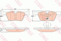 Колодка торм. диск. BMW 1(F20) 116D-125I 2010-,3(F30) 316-328 2011- задн. (пр-во TRW) GDB1919